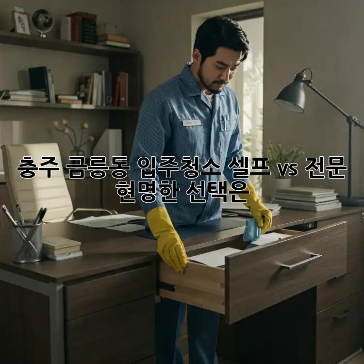 충주 금릉동 입주청소: 셀프 vs 전문, 현명한 선택은?
