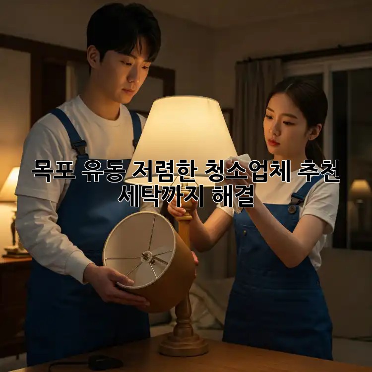 목포 유동 저렴한 청소업체 추천: 세탁까지 해결!