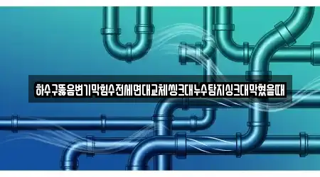 하수구뚫음변기막힘수전세면대교체씽크대누수탐지싱크대막혔을때