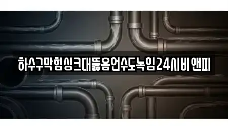 하수구막힘싱크대뚫음언수도녹임24시비앤피