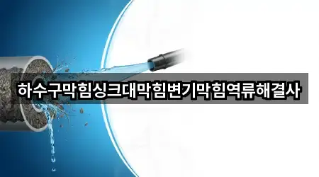 하수구막힘싱크대막힘변기막힘역류해결사