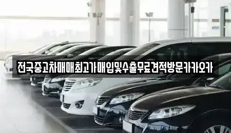 경기 여주시 연라동 중고차 전문 전국중고차매매최고가매입및수출무료견적방문카카오카
