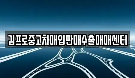 경북 봉화군 상운면 중고차매입 전문 김프로중고차매입판매수출매매센터