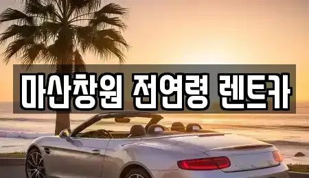 경상남도 창원시 마산합포구 오동동 렌트카 전문 마산창원 전연령 렌트카