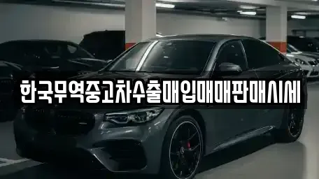 경상남도 창원시 마산합포구 오동동 중고차매입 전문 한국무역중고차수출매입매매판매시세