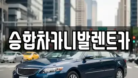 대전광역시 동구 신흥동 렌트카 전문 승합차카니발렌트카