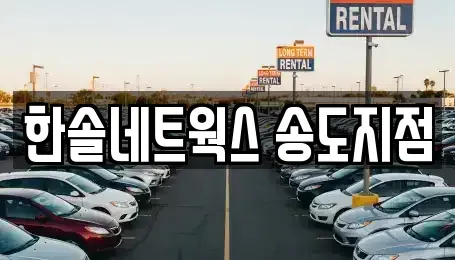 인천광역시 중구 단기렌트카 전문 한솔네트웍스 송도지점